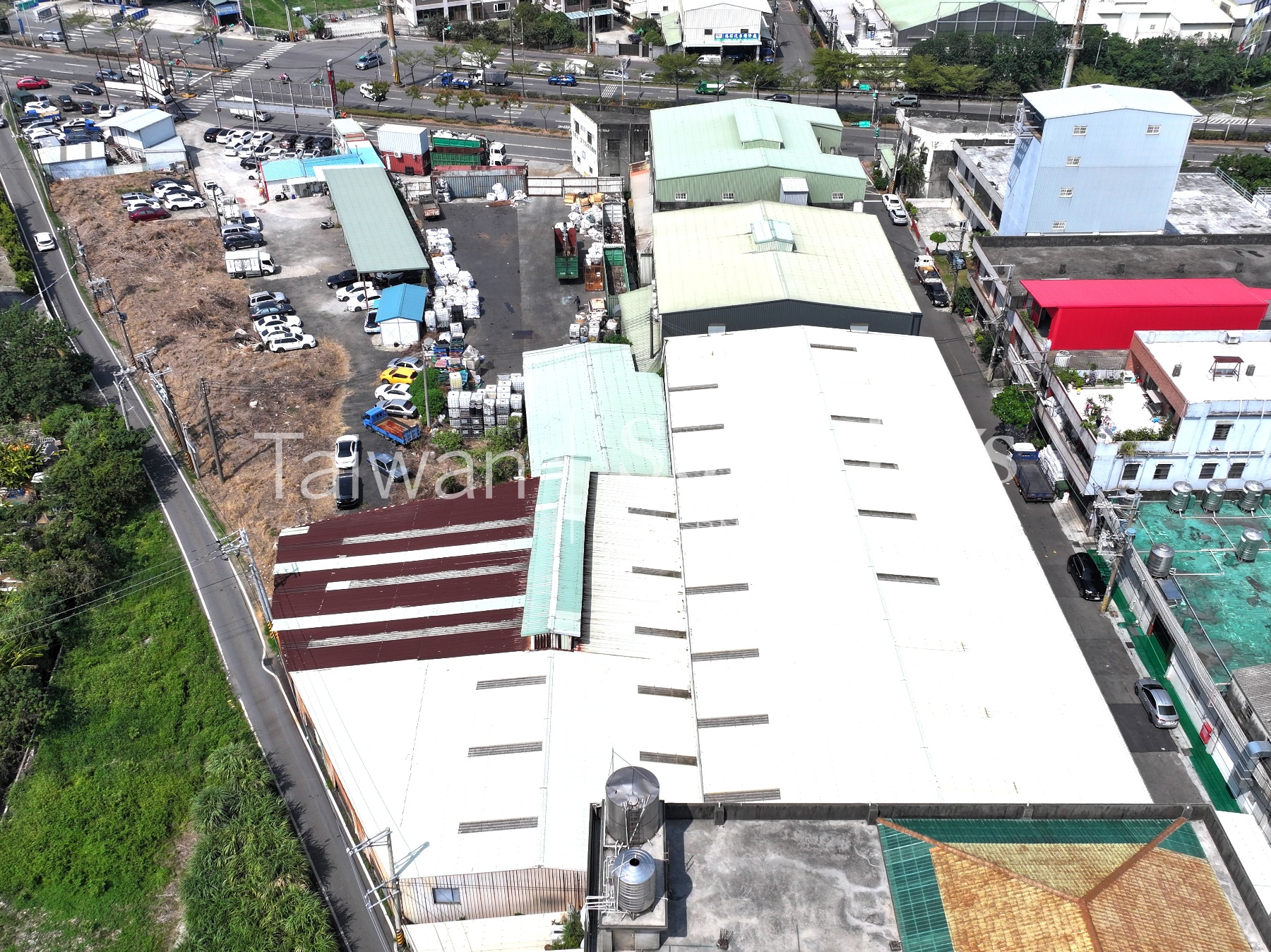 大湳交流道旁大馬路丁建農地1425坪現場實景