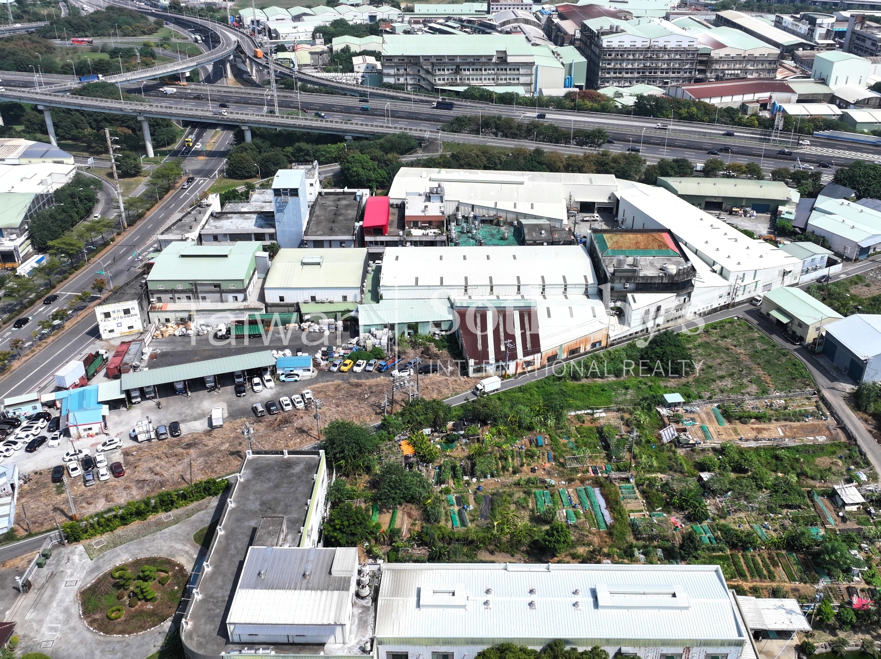 大湳交流道旁大馬路丁建農地1425坪現場實景