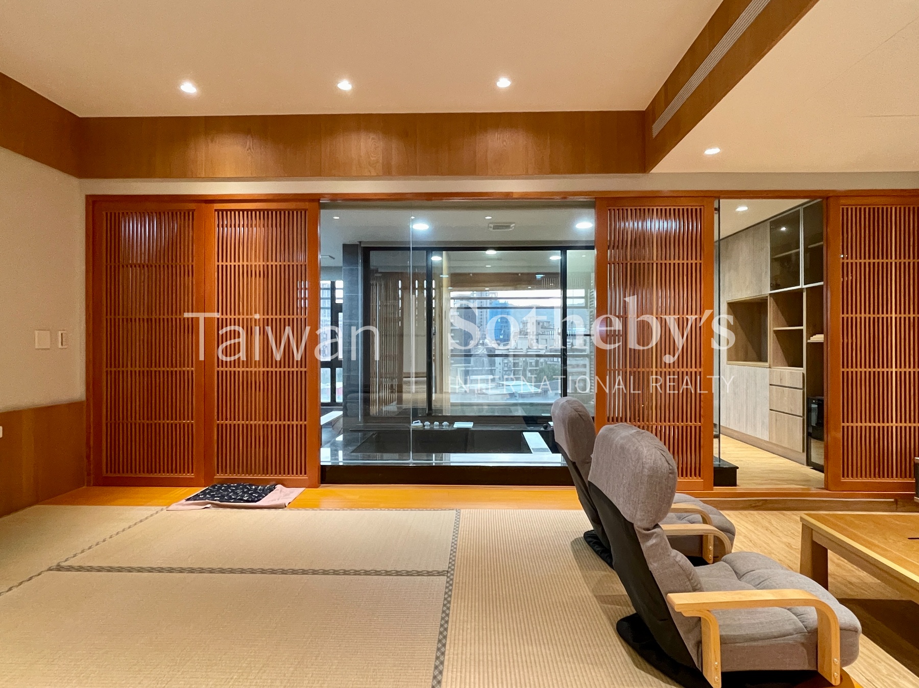 北投日式美學溫泉宅室內照