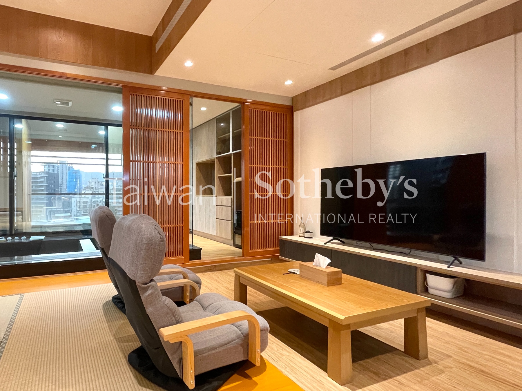 北投日式美學溫泉宅室內照